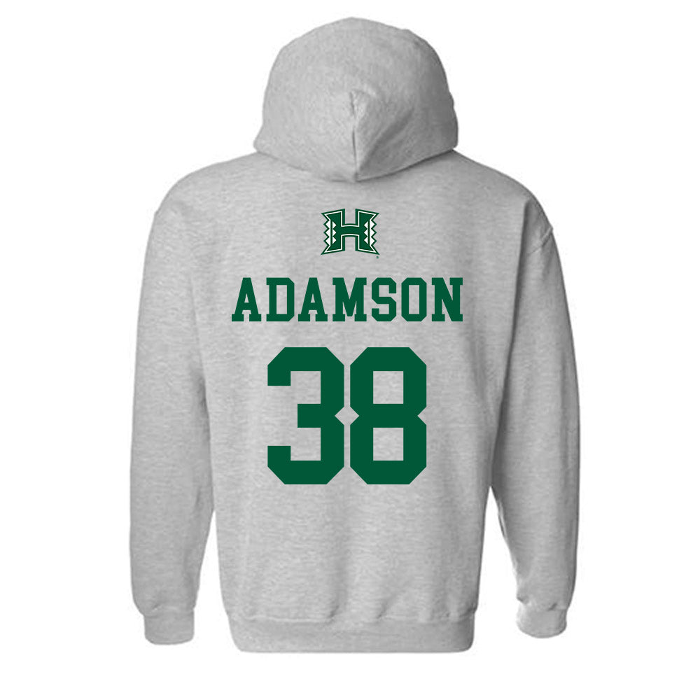 Hawaii - NCAA Baseball : Charlie Adamson - Classic Shersey Hooded Sweatshirt-1