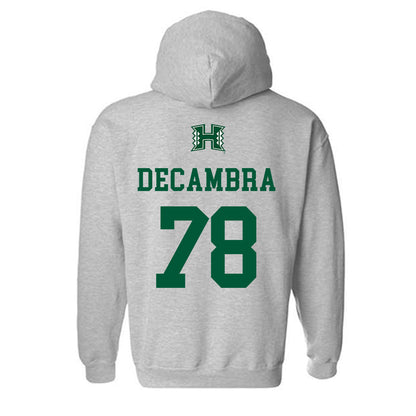 Hawaii - NCAA Football : Blaine Decambra - Classic Shersey Hooded Sweatshirt-1