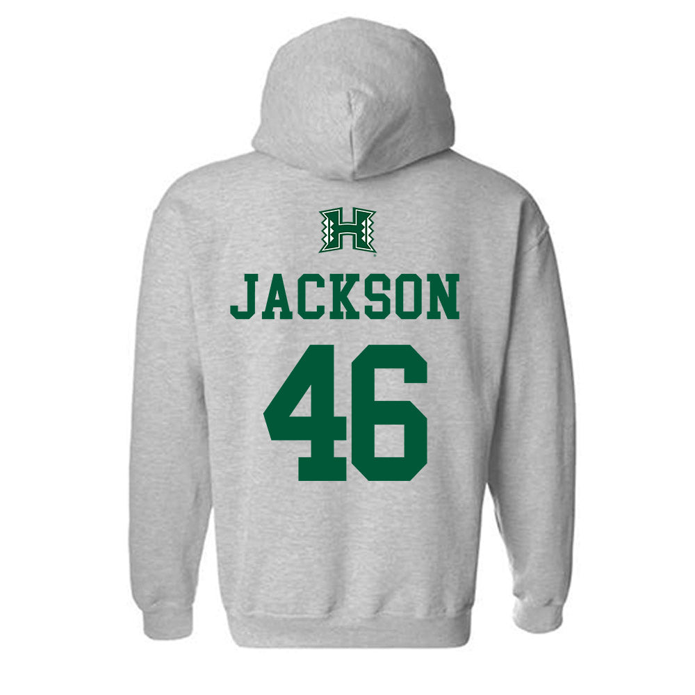 Hawaii - NCAA Baseball : Tobey Jackson - Classic Shersey Hooded Sweatshirt-1