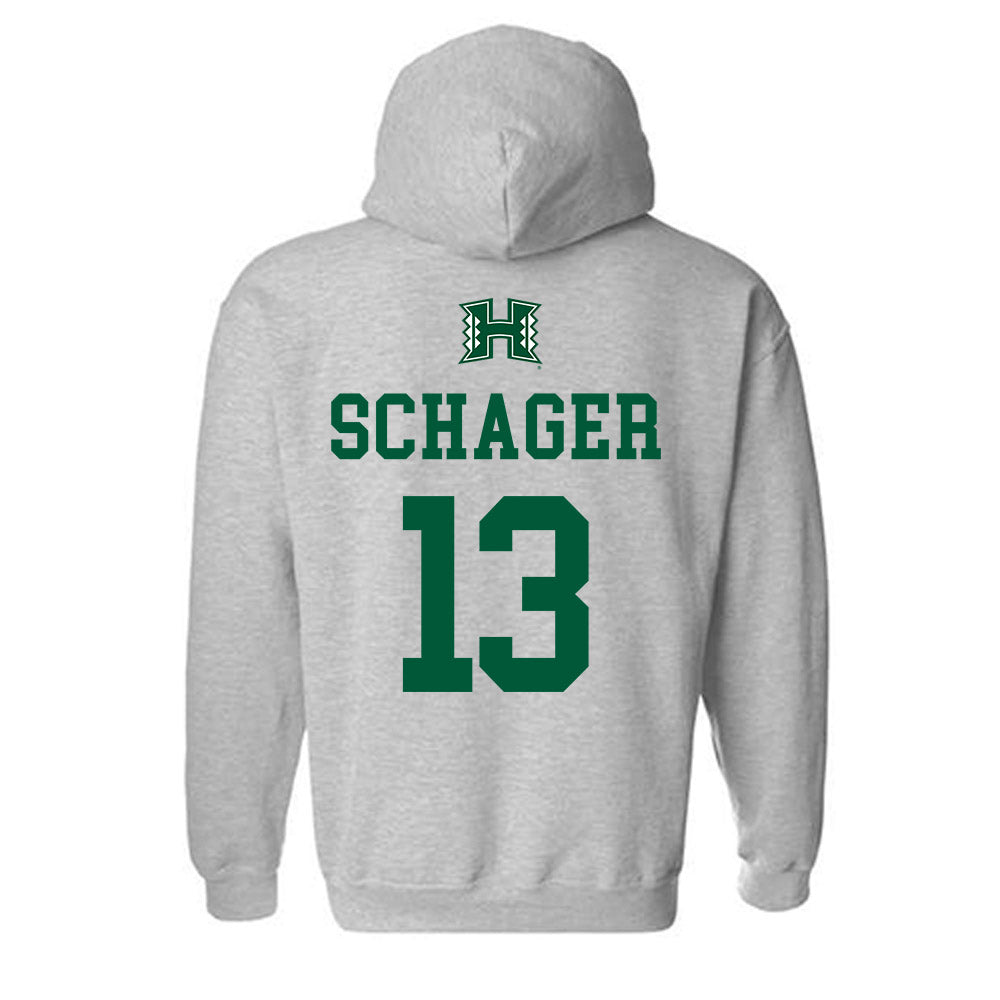 Hawaii - NCAA Football : Brayden Schager - Hooded Sweatshirt