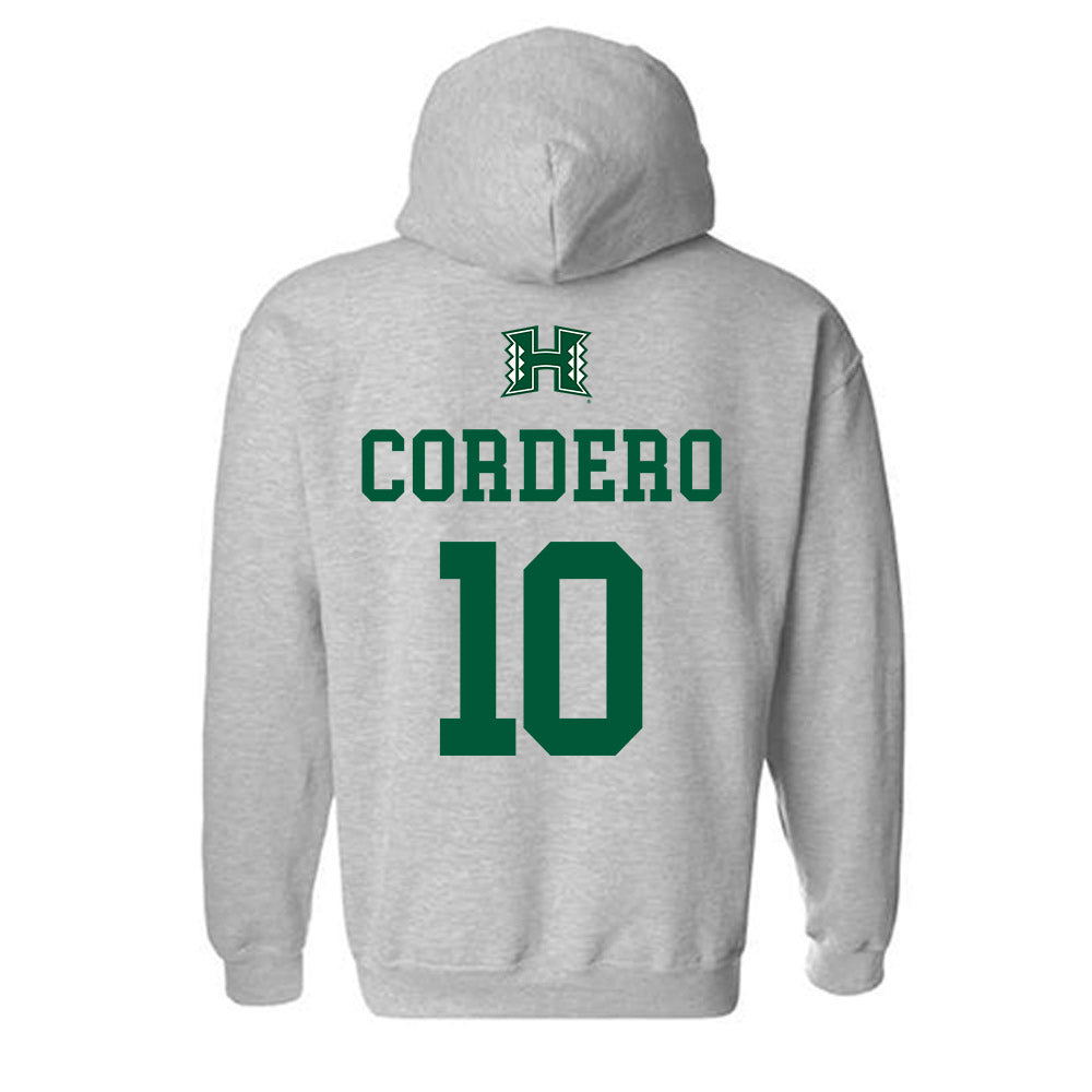 Hawaii - NCAA Football : David Cordero - Hooded Sweatshirt