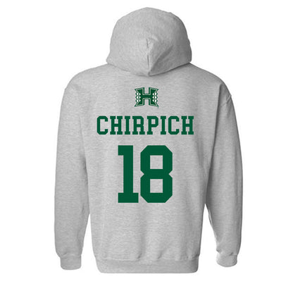 Hawaii - NCAA Women's Soccer : Brianna Chirpich - Classic Shersey Hooded Sweatshirt-1