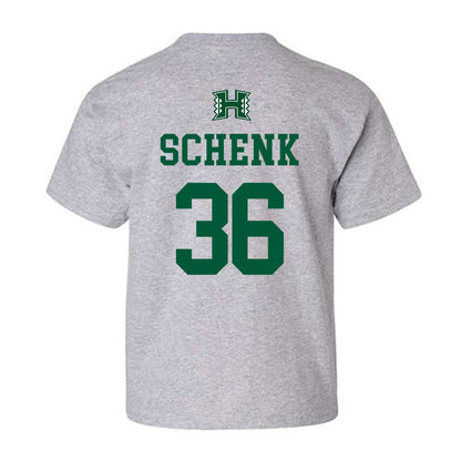Hawaii - NCAA Baseball : Kahiau Schenk - Classic Shersey Youth T-Shirt-1