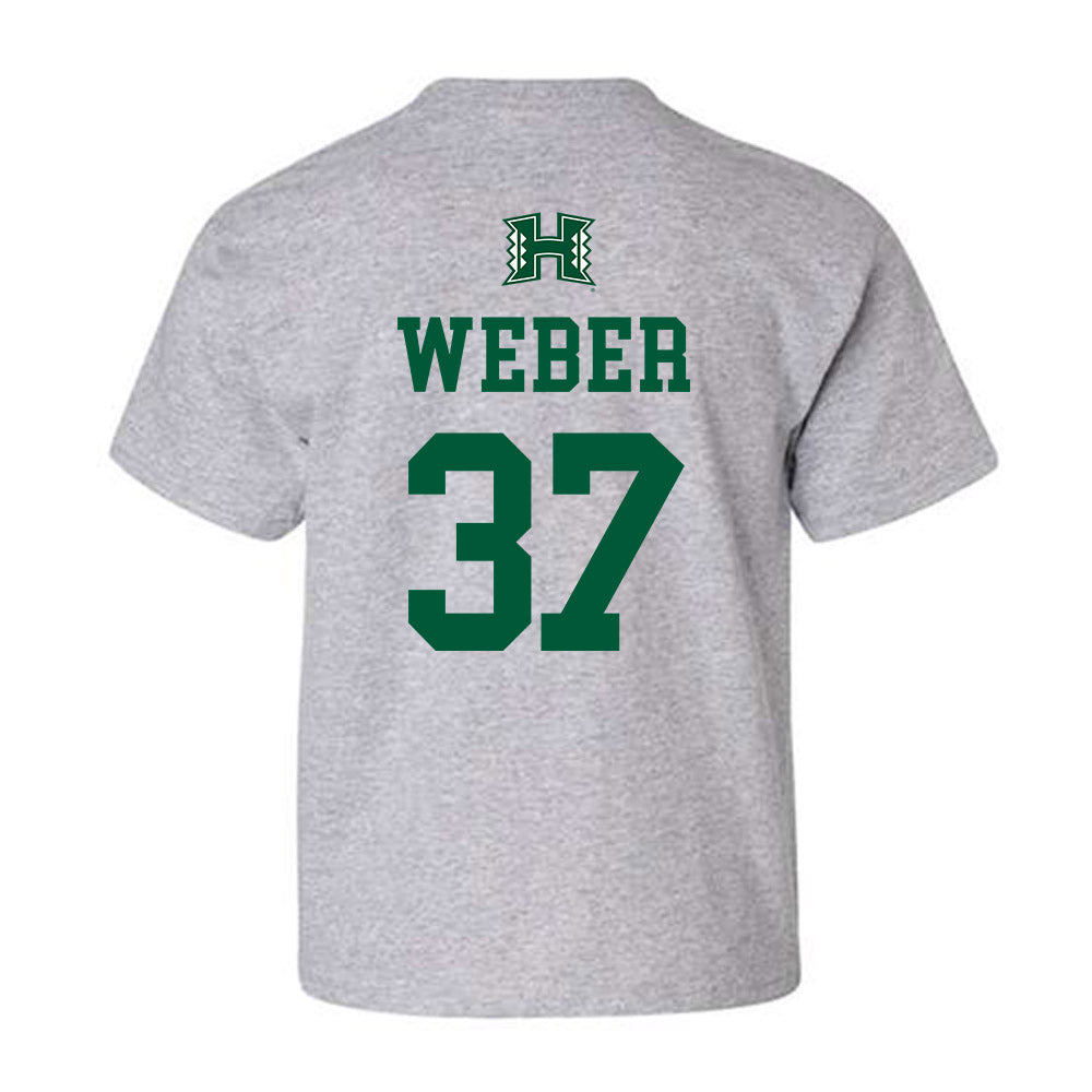 Hawaii - NCAA Football : Riis Weber - Classic Shersey Youth T-Shirt-1
