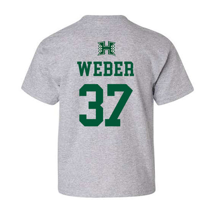 Hawaii - NCAA Football : Riis Weber - Classic Shersey Youth T-Shirt-1