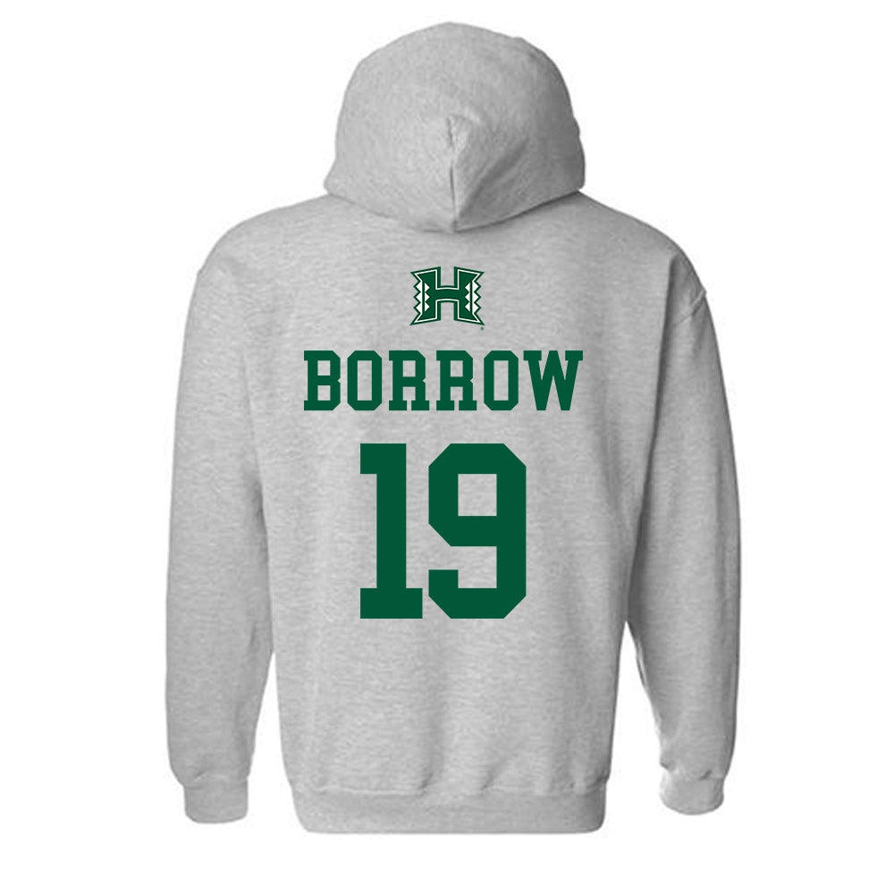 Hawaii - NCAA Football : Lucas Borrow - Classic Shersey Hooded Sweatshirt