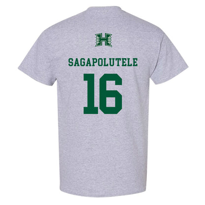 Hawaii - NCAA Football : John-Keawe Sagapolutele - T-Shirt