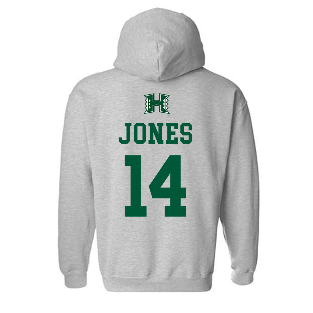 Hawaii - NCAA Football : Jaheim Jones - Hooded Sweatshirt