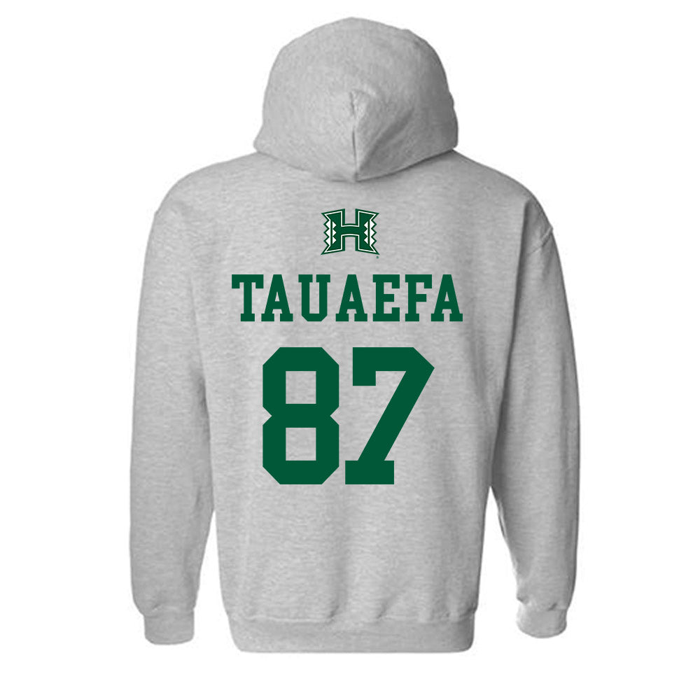 Hawaii - NCAA Football : Devon Tauaefa - Classic Shersey Hooded Sweatshirt-1