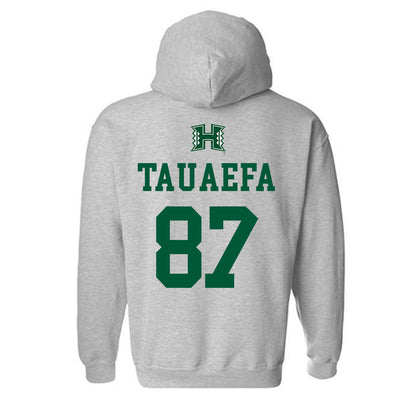 Hawaii - NCAA Football : Devon Tauaefa - Classic Shersey Hooded Sweatshirt-1
