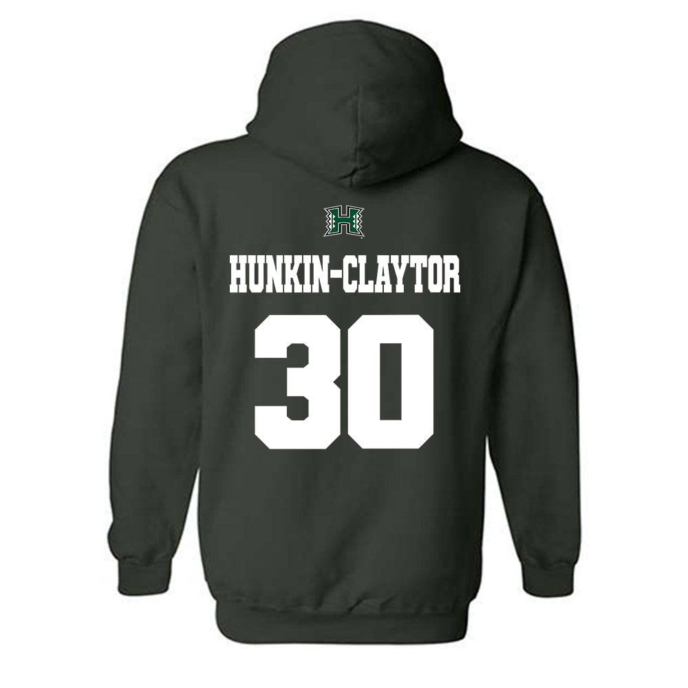 Hawaii - NCAA Men's Basketball : Aaron Hunkin-Claytor - Classic Shersey Hooded Sweatshirt