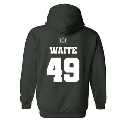 Hawaii - NCAA Baseball : Dylan Waite - Classic Shersey Hooded Sweatshirt-1