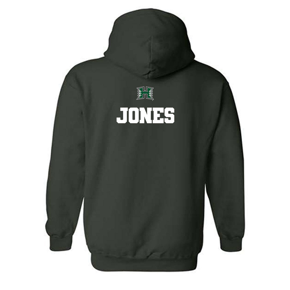 Hawaii - NCAA Baseball : Max Jones - Classic Shersey Hooded Sweatshirt-1