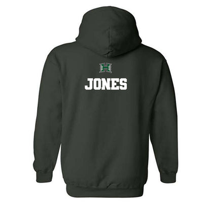 Hawaii - NCAA Baseball : Max Jones - Classic Shersey Hooded Sweatshirt-1