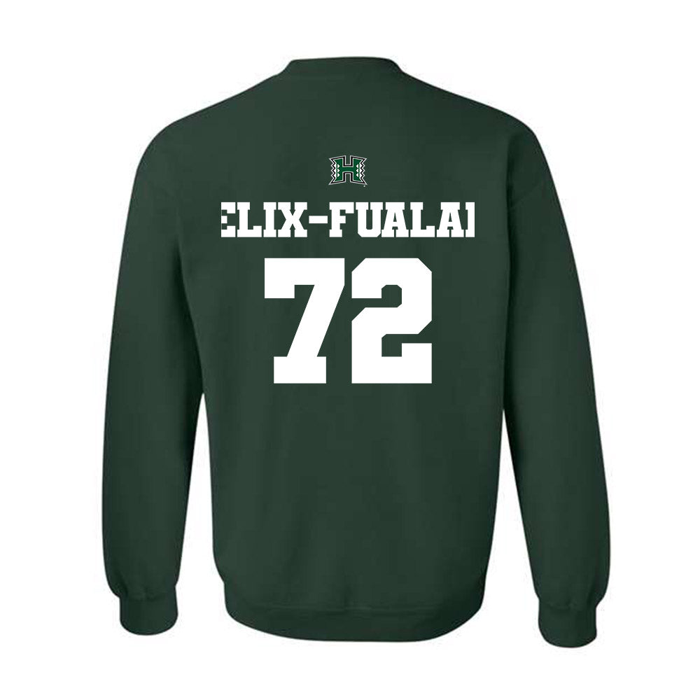 Hawaii - NCAA Football : Luke Felix-Fualalo - Crewneck Sweatshirt