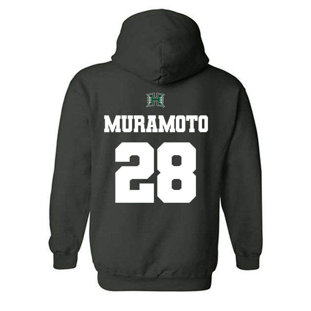 Hawaii - NCAA Softball : Madixx Muramoto - Classic Shersey Hooded Sweatshirt-1