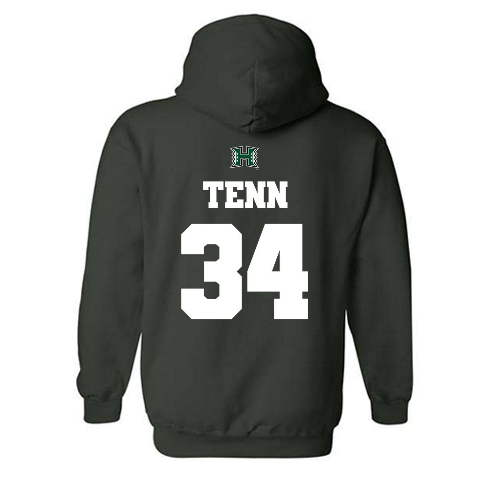 Hawaii - NCAA Baseball : Zacary Tenn - Classic Shersey Hooded Sweatshirt-1