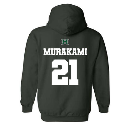 Hawaii - NCAA Softball : Carys Murakami - Classic Shersey Hooded Sweatshirt-1
