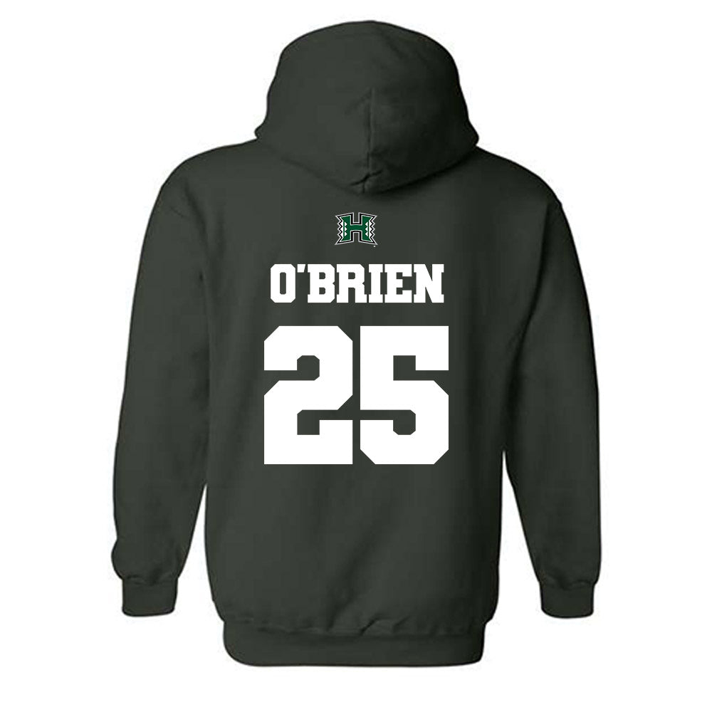 Hawaii - NCAA Baseball : Liam O'Brien - Classic Shersey Hooded Sweatshirt-1