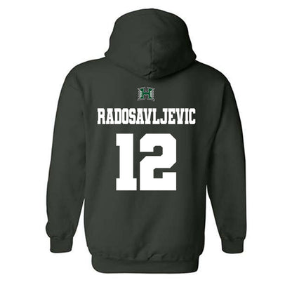 Hawaii - NCAA Women's Swimming & Diving : Camille Radosavljevic - Classic Shersey Hooded Sweatshirt-1