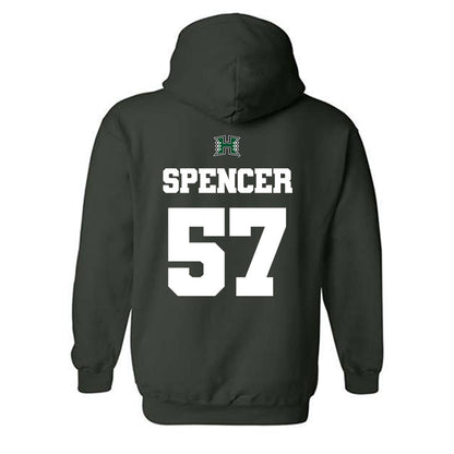 Hawaii - NCAA Football : Ethan Spencer - Classic Shersey Hooded Sweatshirt