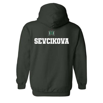 Hawaii - NCAA Women's Track & Field : Nicole Sevcikova - Classic Shersey Hooded Sweatshirt-1