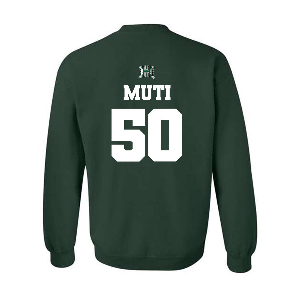 Hawaii - NCAA Football : Tui Muti - Classic Shersey Crewneck Sweatshirt