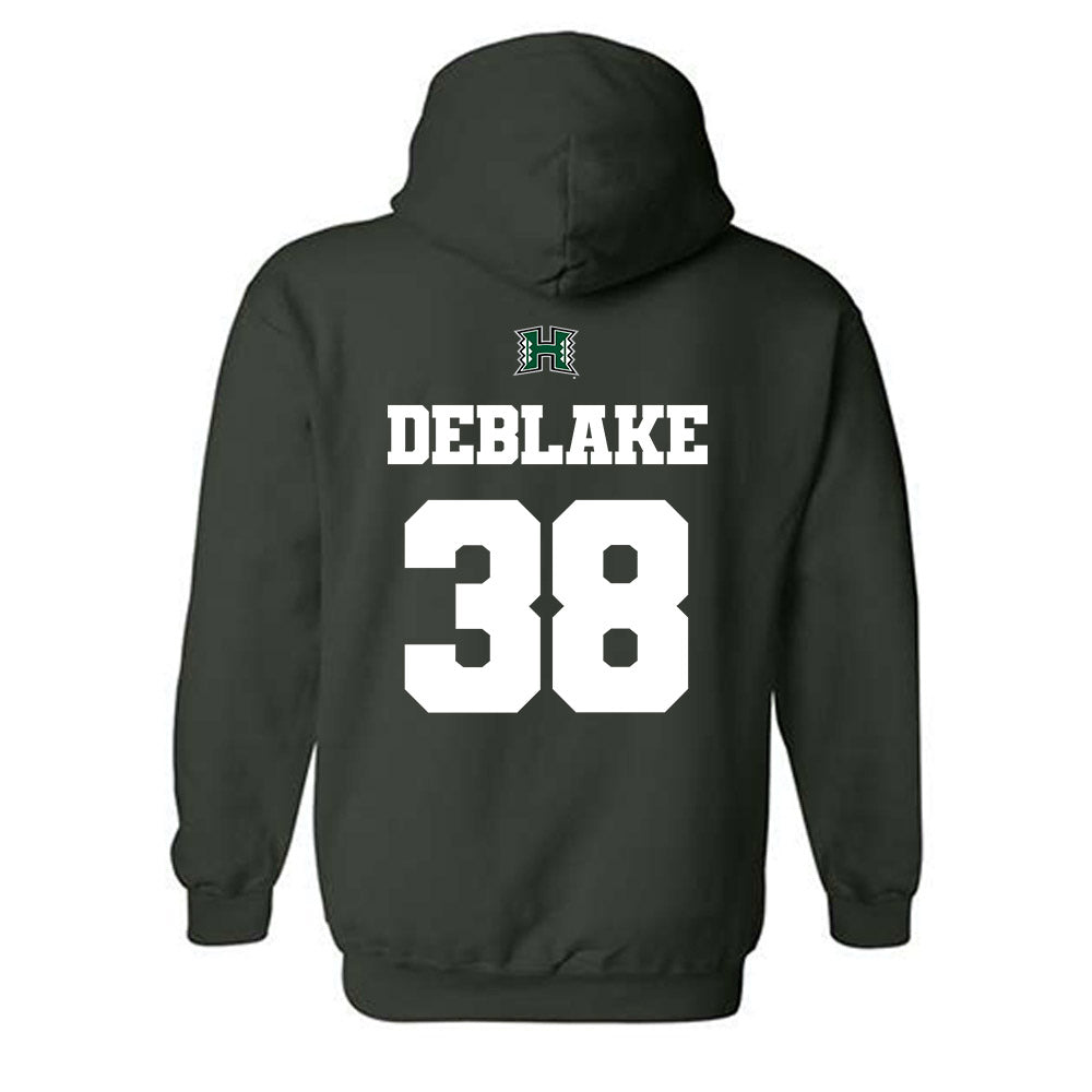 Hawaii - NCAA Football : Kamalu Deblake - Hooded Sweatshirt