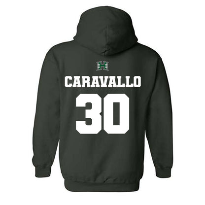 Hawaii - NCAA Football : Nazaiah Caravallo - Classic Shersey Hooded Sweatshirt