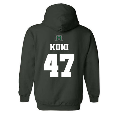 Hawaii - NCAA Baseball : Aidan Kuni - Classic Shersey Hooded Sweatshirt-1