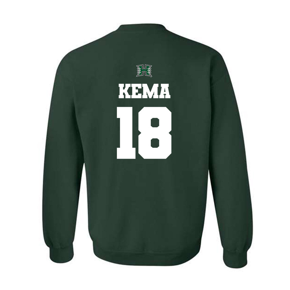 Hawaii - NCAA Football : Noah Kema - Crewneck Sweatshirt