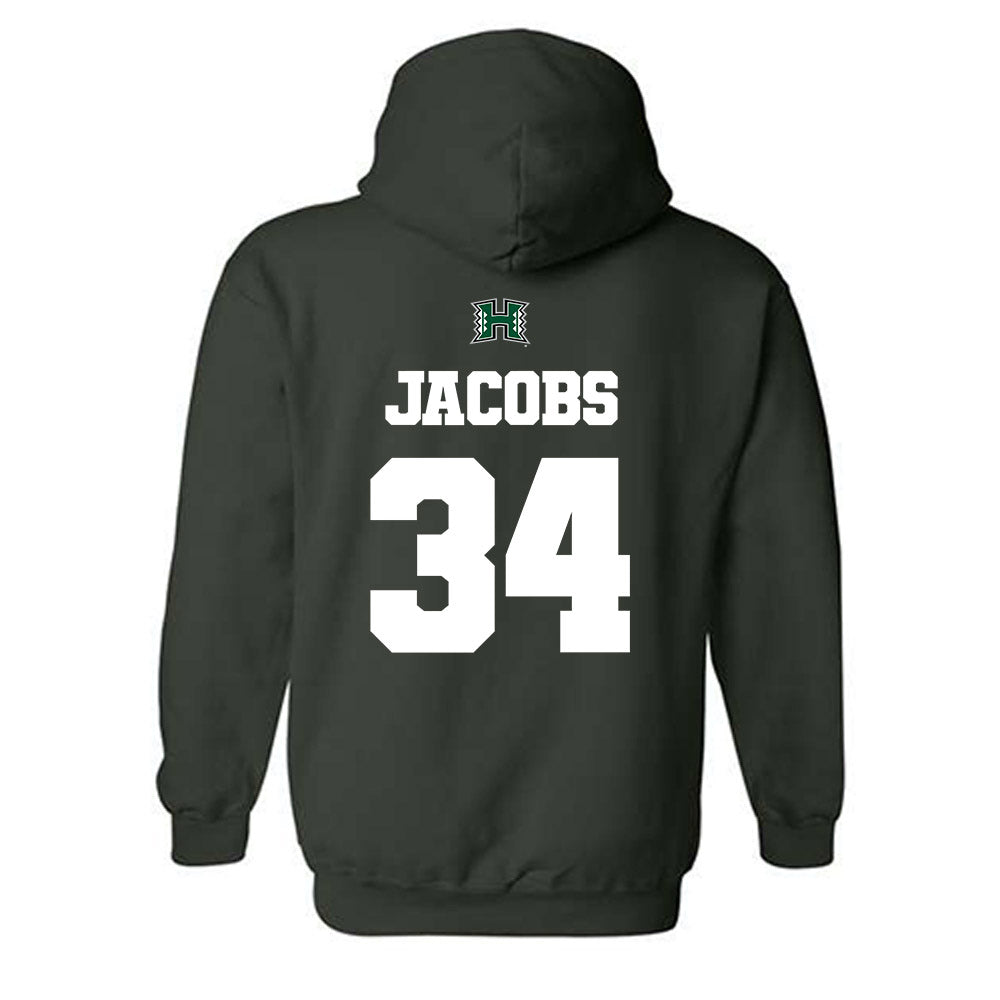 Hawaii - NCAA Men's Basketball : Tajon Akira Jacobs - Classic Shersey Hooded Sweatshirt