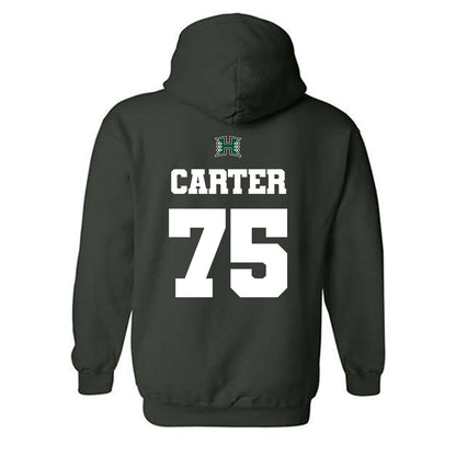 Hawaii - NCAA Football : Kaleb Carter - Hooded Sweatshirt