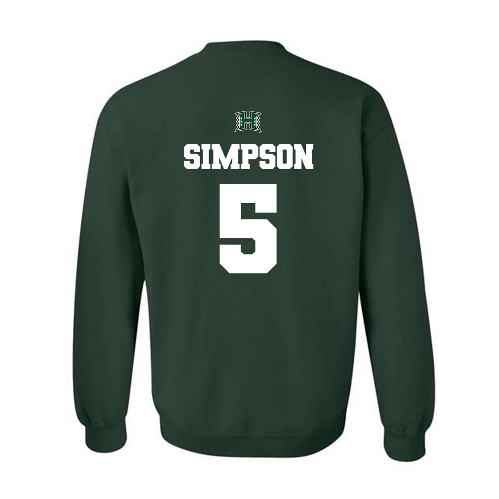 Hawaii - NCAA Women's Soccer : Riley Simpson - Classic Shersey Crewneck Sweatshirt