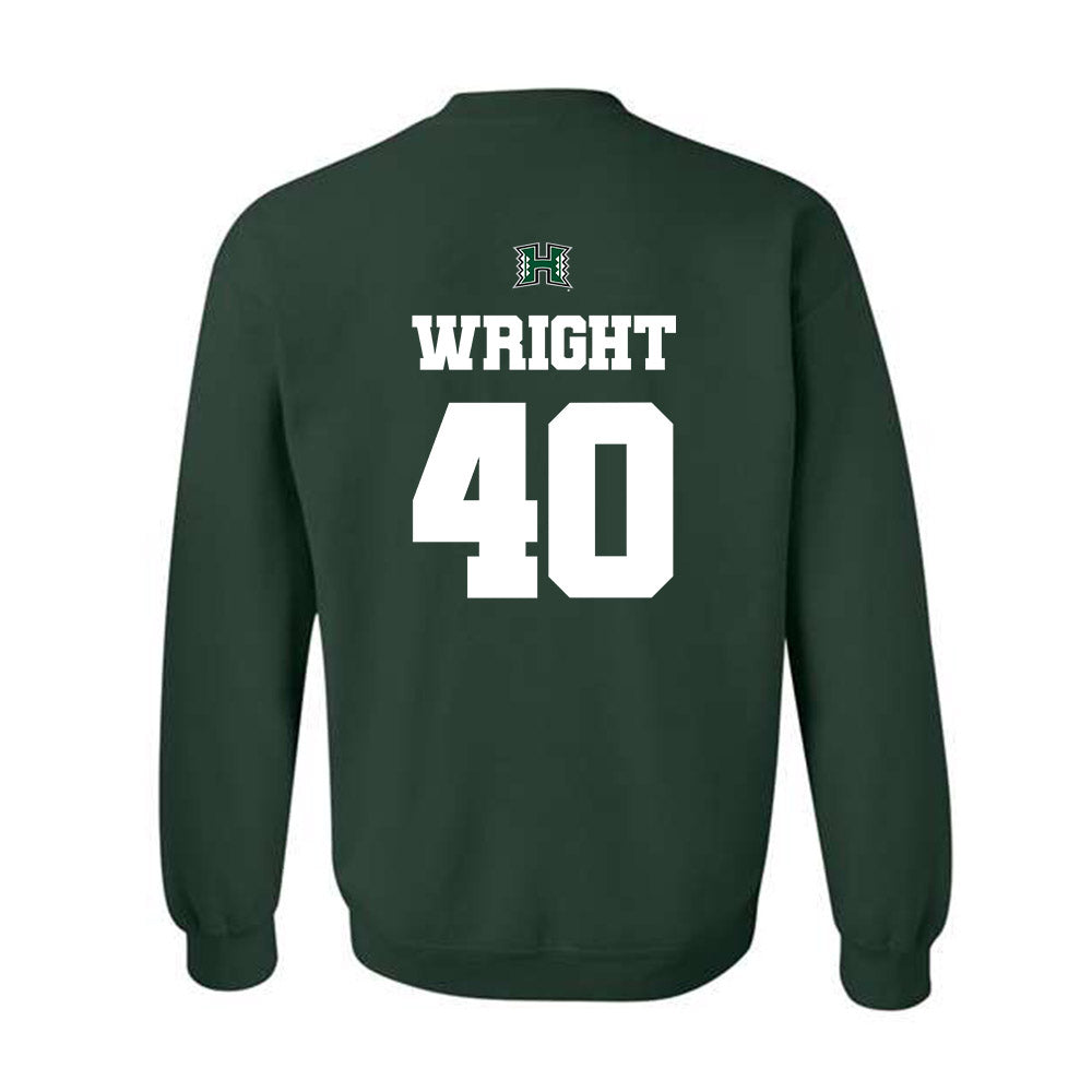 Hawaii - NCAA Football : Thiessen Wright - Crewneck Sweatshirt