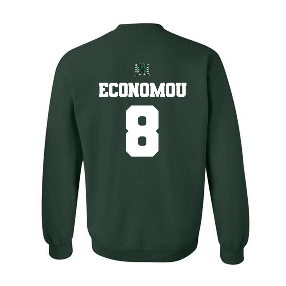 Hawaii - NCAA Men's Basketball : AJ Economou - Classic Shersey Crewneck Sweatshirt