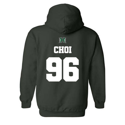 Hawaii - NCAA Football : Andrew Choi - Classic Shersey Hooded Sweatshirt-1