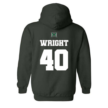 Hawaii - NCAA Football : Jeremiah Wright - Classic Shersey Hooded Sweatshirt