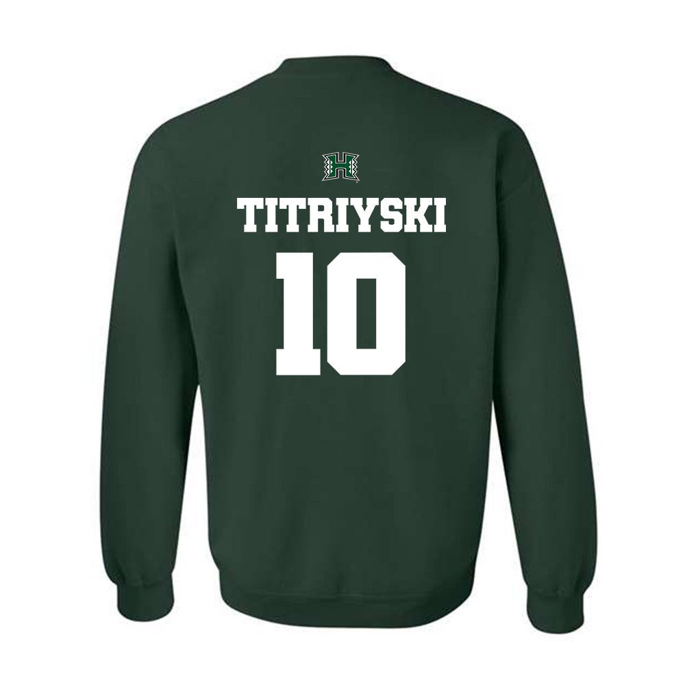 Hawaii - NCAA Men's Volleyball : Kristian Titriyski - Classic Shersey Crewneck Sweatshirt-1