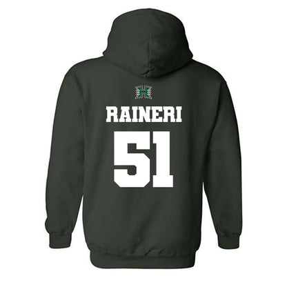 Hawaii - NCAA Baseball : Kaysen Raineri - Classic Shersey Hooded Sweatshirt-1