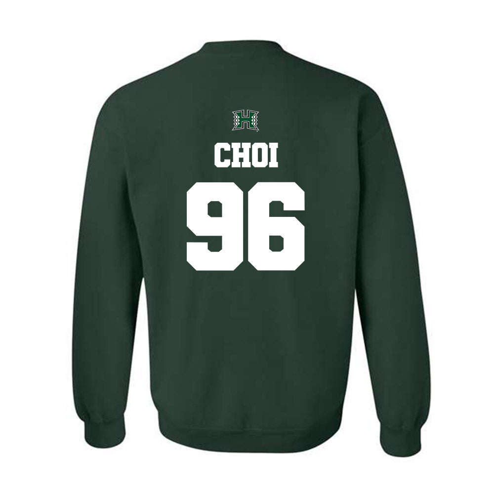 Hawaii - NCAA Football : Andrew Choi - Classic Shersey Crewneck Sweatshirt-1