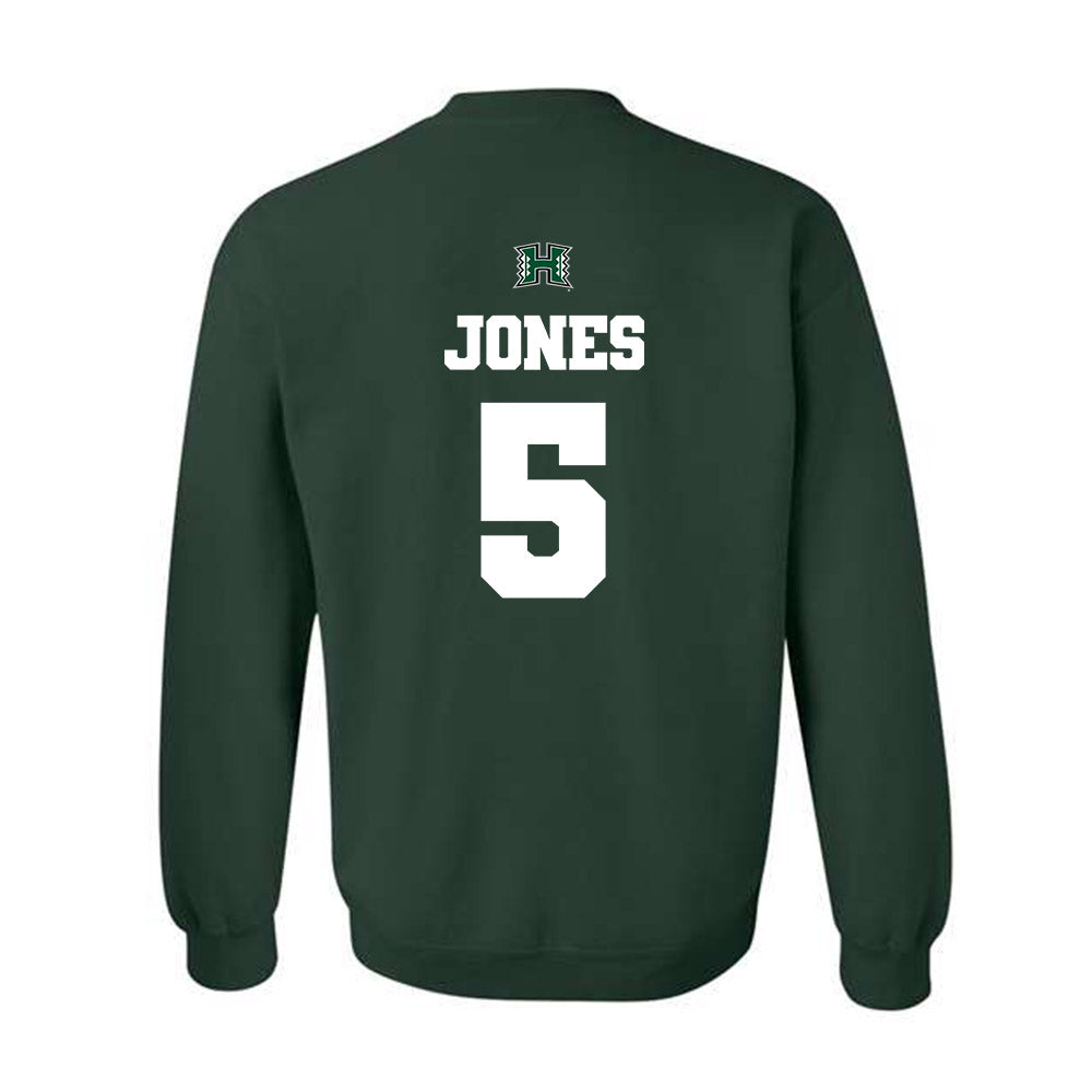 Hawaii - NCAA Football : Tariq Jones - Classic Shersey Crewneck Sweatshirt-1