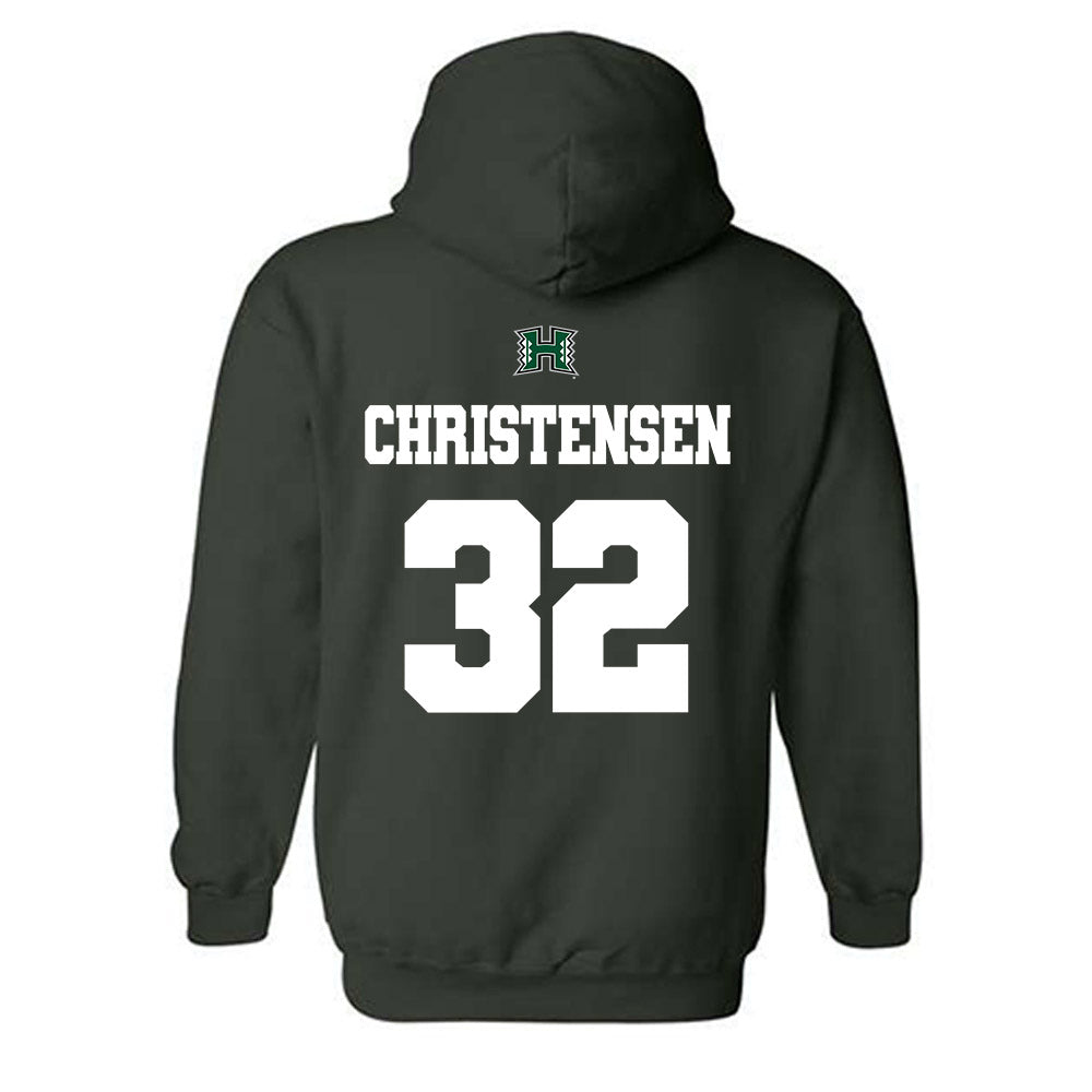 Hawaii - NCAA Men's Basketball : Tanner Christensen - Classic Shersey Hooded Sweatshirt