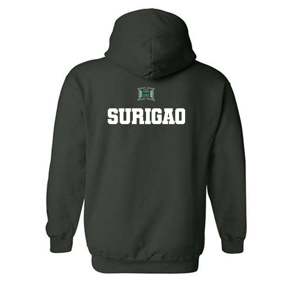 Hawaii - NCAA Baseball : Joshua Surigao - Classic Shersey Hooded Sweatshirt-1