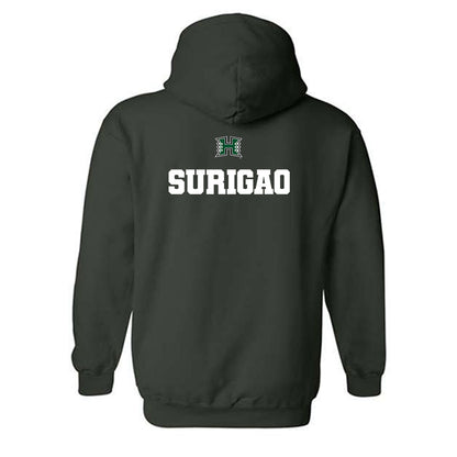 Hawaii - NCAA Baseball : Joshua Surigao - Classic Shersey Hooded Sweatshirt-1
