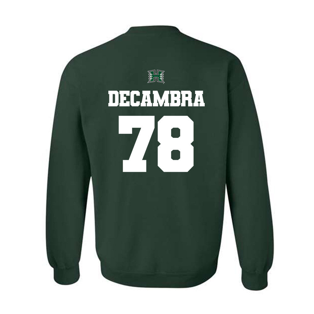 Hawaii - NCAA Football : Blaine Decambra - Classic Shersey Crewneck Sweatshirt-1