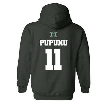 Hawaii - NCAA Football : Karsyn Pupunu - Hooded Sweatshirt