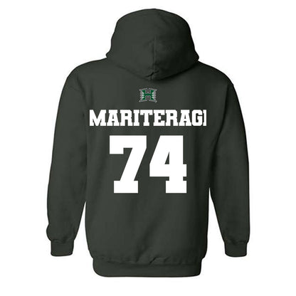 Hawaii - NCAA Football : Micah Mariteragi - Hooded Sweatshirt