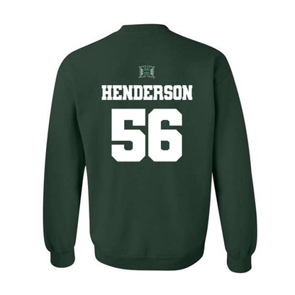 Hawaii - NCAA Football : Boogie Henderson - Classic Shersey Crewneck Sweatshirt-1