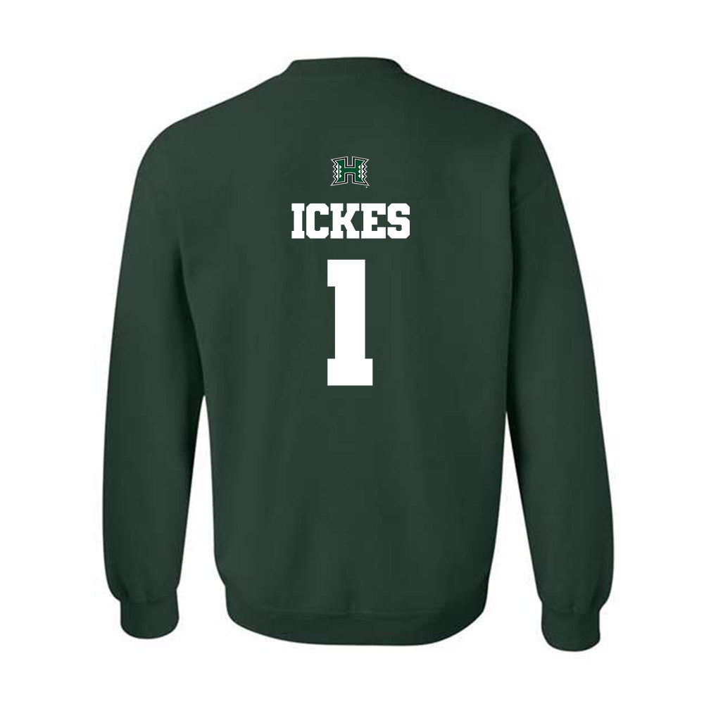 Hawaii - NCAA Baseball : Elijah Ickes - Classic Shersey Crewneck Sweatshirt